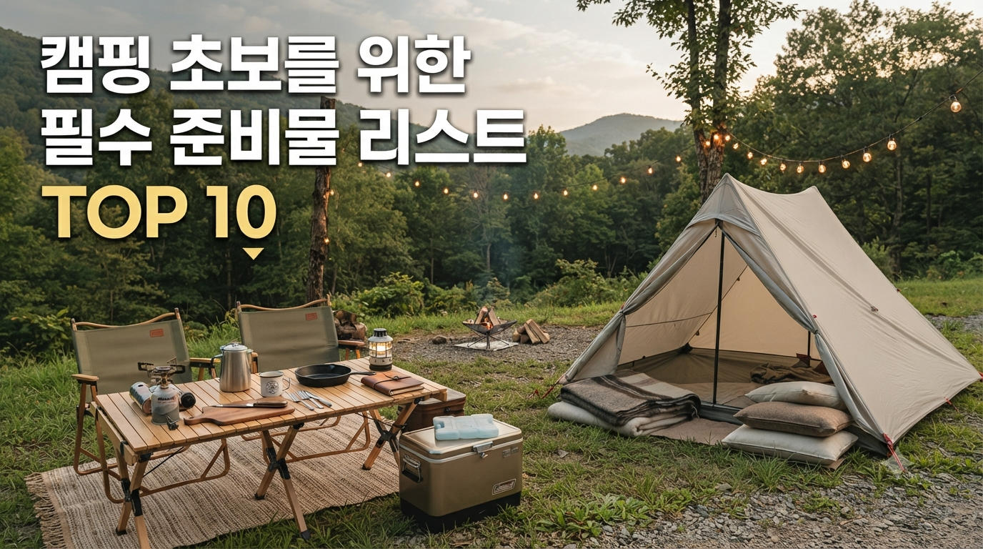 캠핑초보를 위한 썸네일